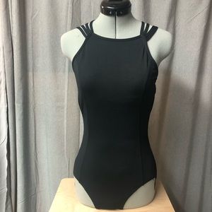 Basic Moves dance black Leotard Large